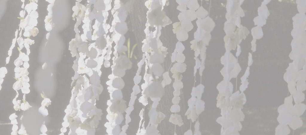 Wedding Flower Curtain