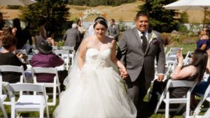 couple after getting married at mountain house estate by media59 / kenneth sipes cinema
