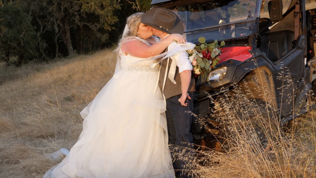Private Estate Wedding Video in Napa, Sunset in the fields