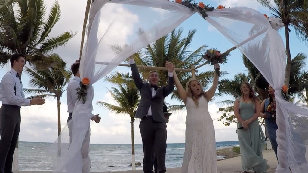 Cancun beach destination wedding